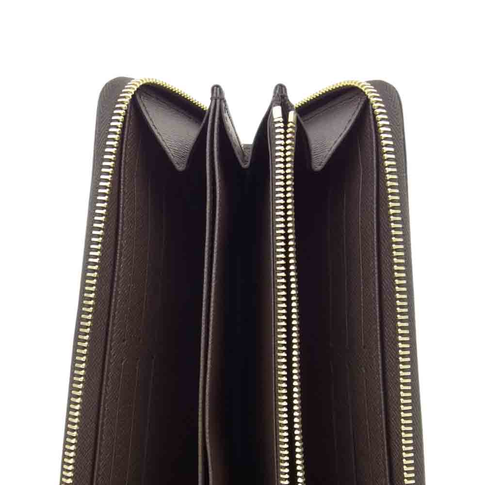 LOUIS VUITTON ルイ・ヴィトン N61207 ダミエ ジッピーウォレット ヴェルティカル ラウンドジップ ウォレット 長財布 ブラウン系【中古】