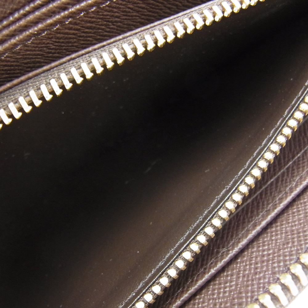 LOUIS VUITTON ルイ・ヴィトン N61207 ダミエ ジッピーウォレット ヴェルティカル ラウンドジップ ウォレット 長財布 ブラウン系【中古】
