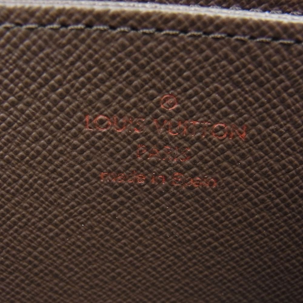 LOUIS VUITTON ルイ・ヴィトン N61207 ダミエ ジッピーウォレット ヴェルティカル ラウンドジップ ウォレット 長財布 ブラウン系【中古】