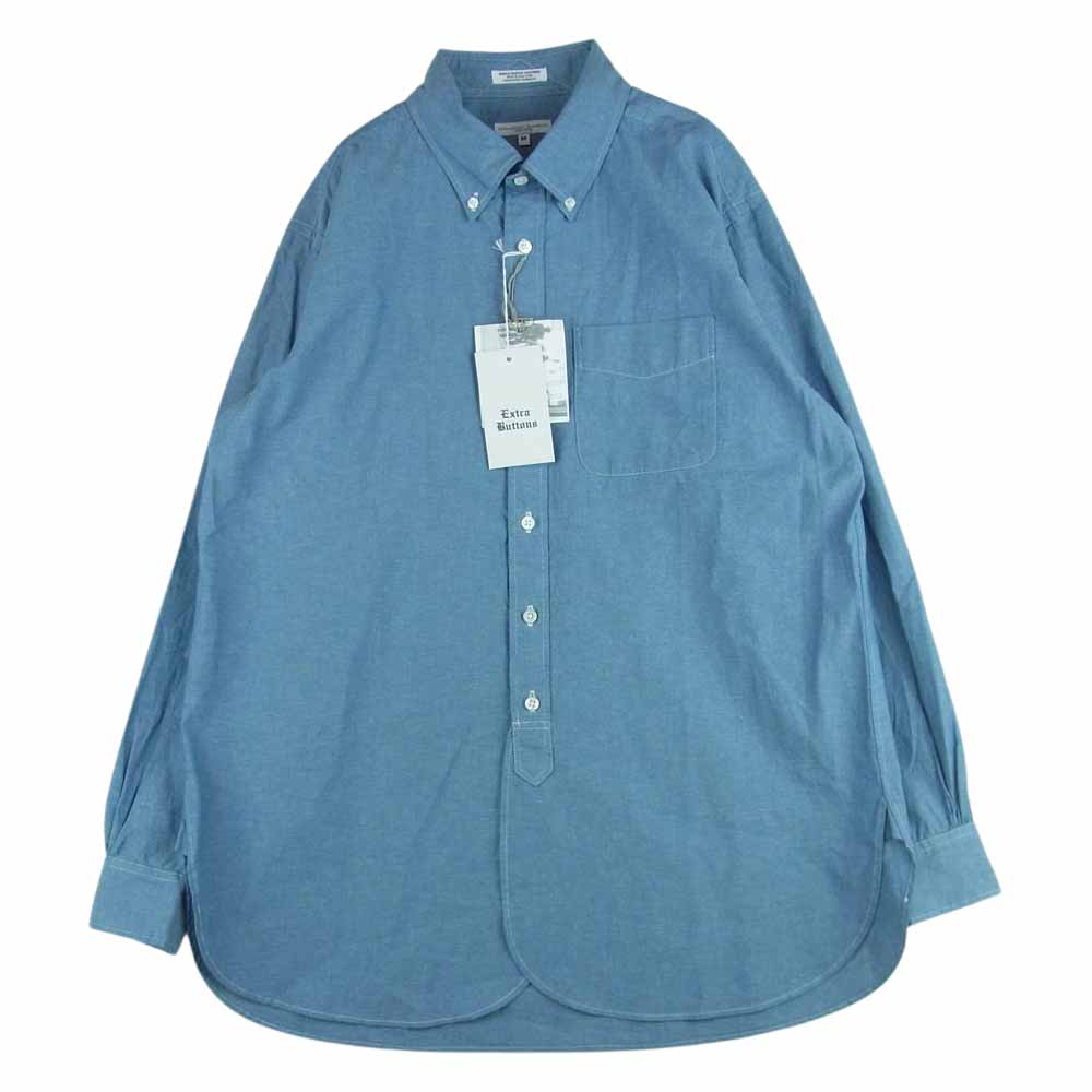 Engineered Garments エンジニアードガーメンツ 19 Century BD Shirt-Cotton Chambray シングルニードル コットン シャンブレー 長袖シャツ インディゴブルー系 M【新古品】【未使用】【中古】