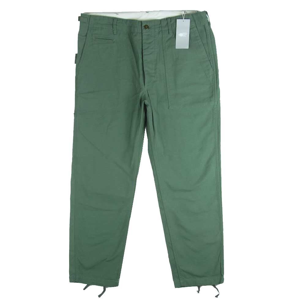 Engineered Garments エンジニアードガーメンツ BEAMS PLUS 別注 GLASSFIELD PANTS BACKSATIN ビームス グラスフィールド ベイカー パンツ オリーブ系 36【新古品】【未使用】【中古】