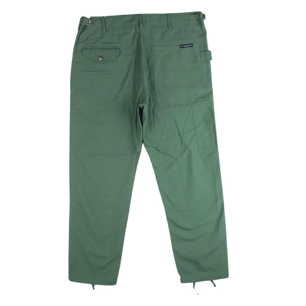 Engineered Garments エンジニアードガーメンツ BEAMS PLUS 別注 GLASSFIELD PANTS BACKSATIN ビームス グラスフィールド ベイカー パンツ オリーブ系 36【新古品】【未使用】【中古】