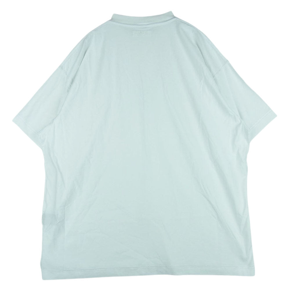 VETEMENTS ヴェトモン UA53TR360W アウトステッチ 刺繍 ロゴ Tシャツ 半袖 ポルトガル製 ホワイト系 S【美品】【中古】