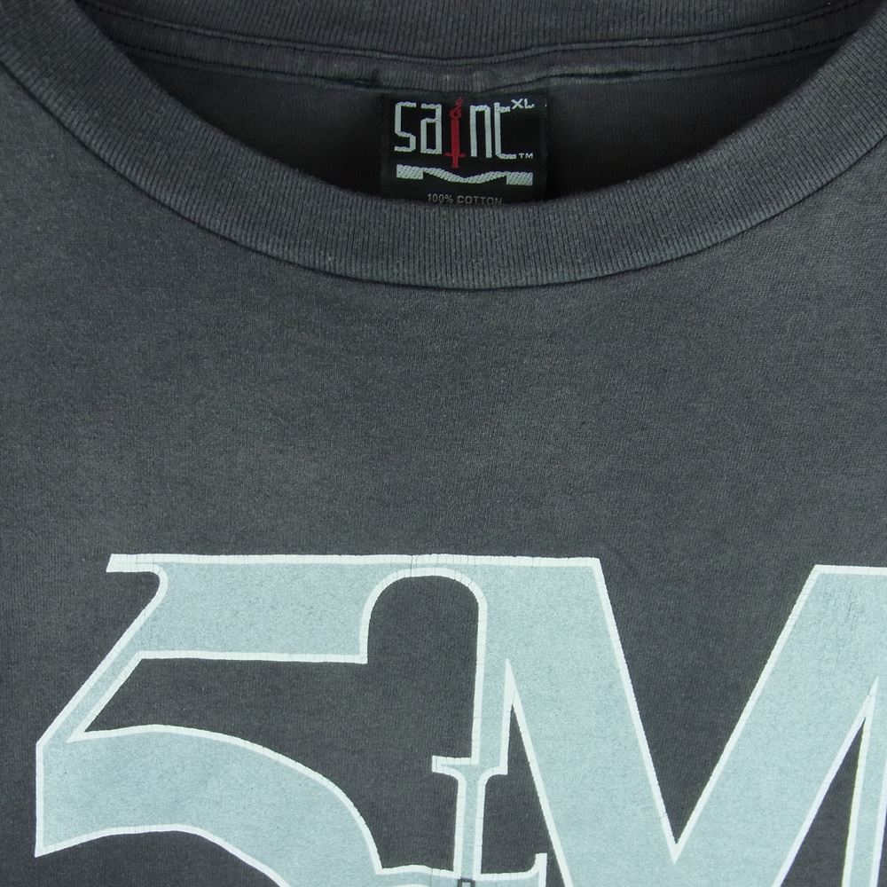セントマイケル 21AW SM-A21-0000-022 STMYES SM ロゴ プリント 長袖 カットソー 日本製 グレー系 XL【中古】