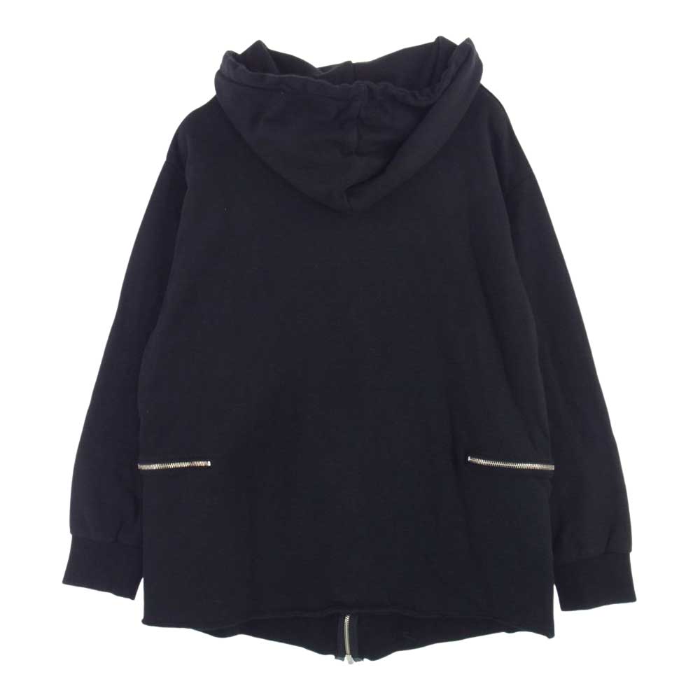 UNDERCOVER アンダーカバー 23SS UI1C4801 Cotton sweat zip up hoody コットン スウェット ジップアップ フーディ パーカー ブラック系 3【中古】