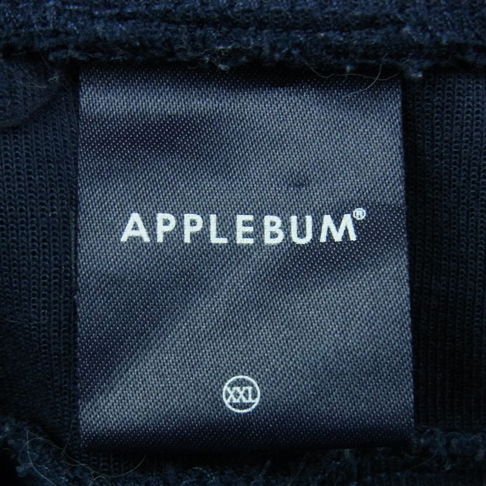 アップルバム ジョガー スウェット パンツ コットン ポリエステル 中国製 ダークネイビー系 XXL【中古】