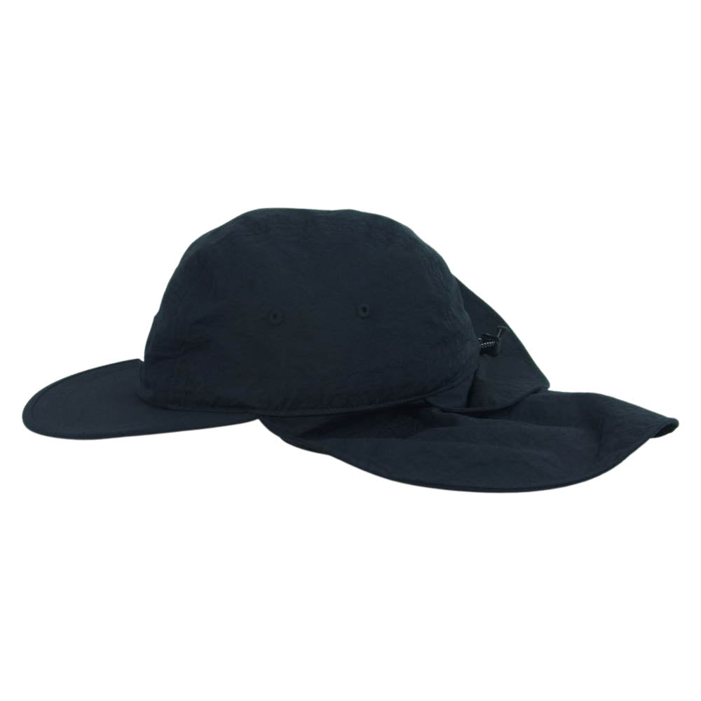 WTAPS ダブルタップス 22SS 221HCDT-HT12 FACEHUGGER CAP NYLON TAFFETA フェイスガード キャップ 帽子 ブラック系 03【中古】