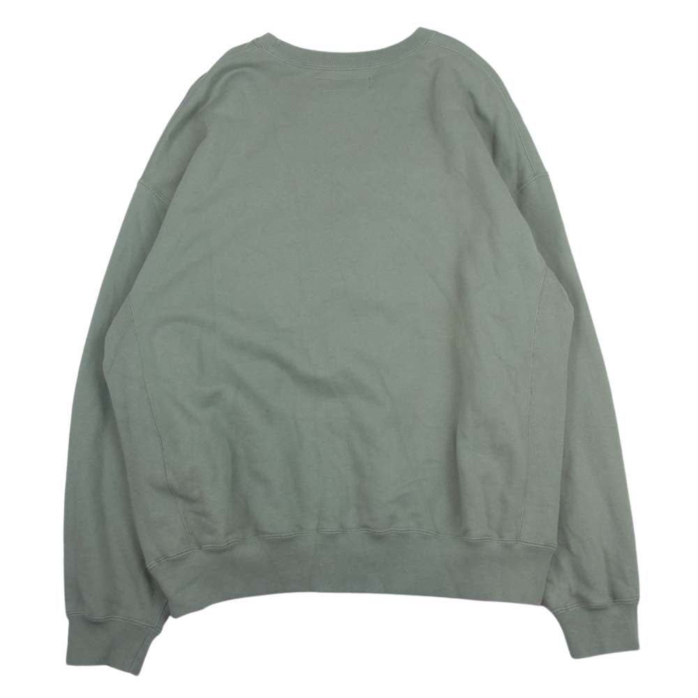 NEIGHBORHOOD ネイバーフッド 22SS  221XRRUN-CSM01  RUSSELL/C-CREW.LS ラッセル クルーネック スウェット  カーキ系 L【中古】