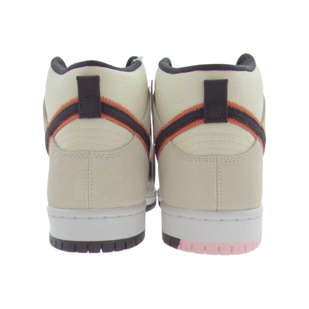 NIKE ナイキ DO9394-100  SB DUNK HIGH PRO PRM COCONUT MILK ダンク ハイ ココナッツミルク ハイカット スニーカー  ベージュ系 ブラック系 ホワイト系、オレンジ系 27cm【新古品】【未使用】【中古】