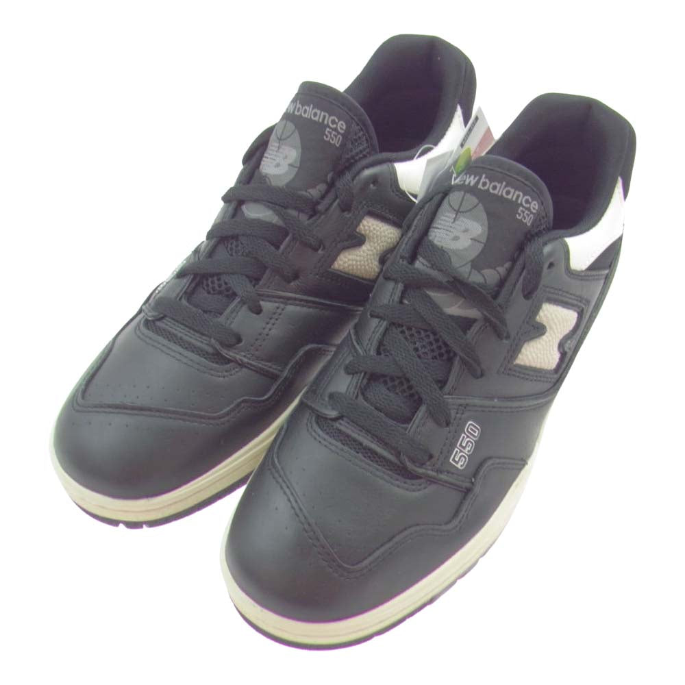 NEW BALANCE ニューバランス BB550LBW ローカット スニーカー ブラック系 27cm【新古品】【未使用】【中古】