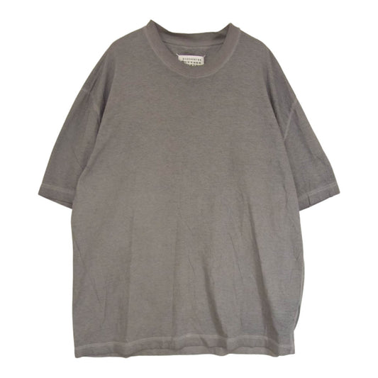 MAISON MARGIELA メゾンマルジェラ 10ライン S30GC0704 S20079 ガーメントダイ オーバーサイズ クルーネック 半袖 Tシャツ カットソー グレー系 46【中古】