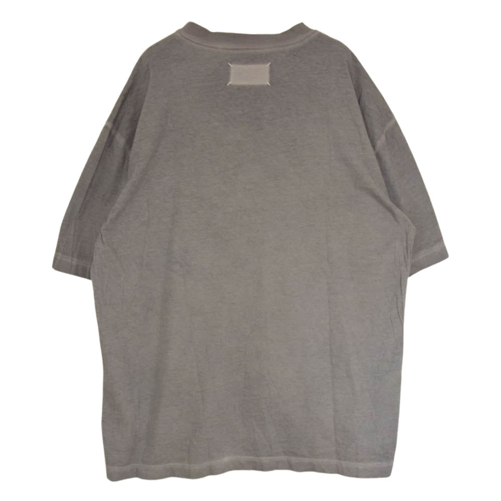 MAISON MARGIELA メゾンマルジェラ 10ライン S30GC0704 S20079 ガーメントダイ オーバーサイズ クルーネック 半袖 Tシャツ カットソー グレー系 46【中古】