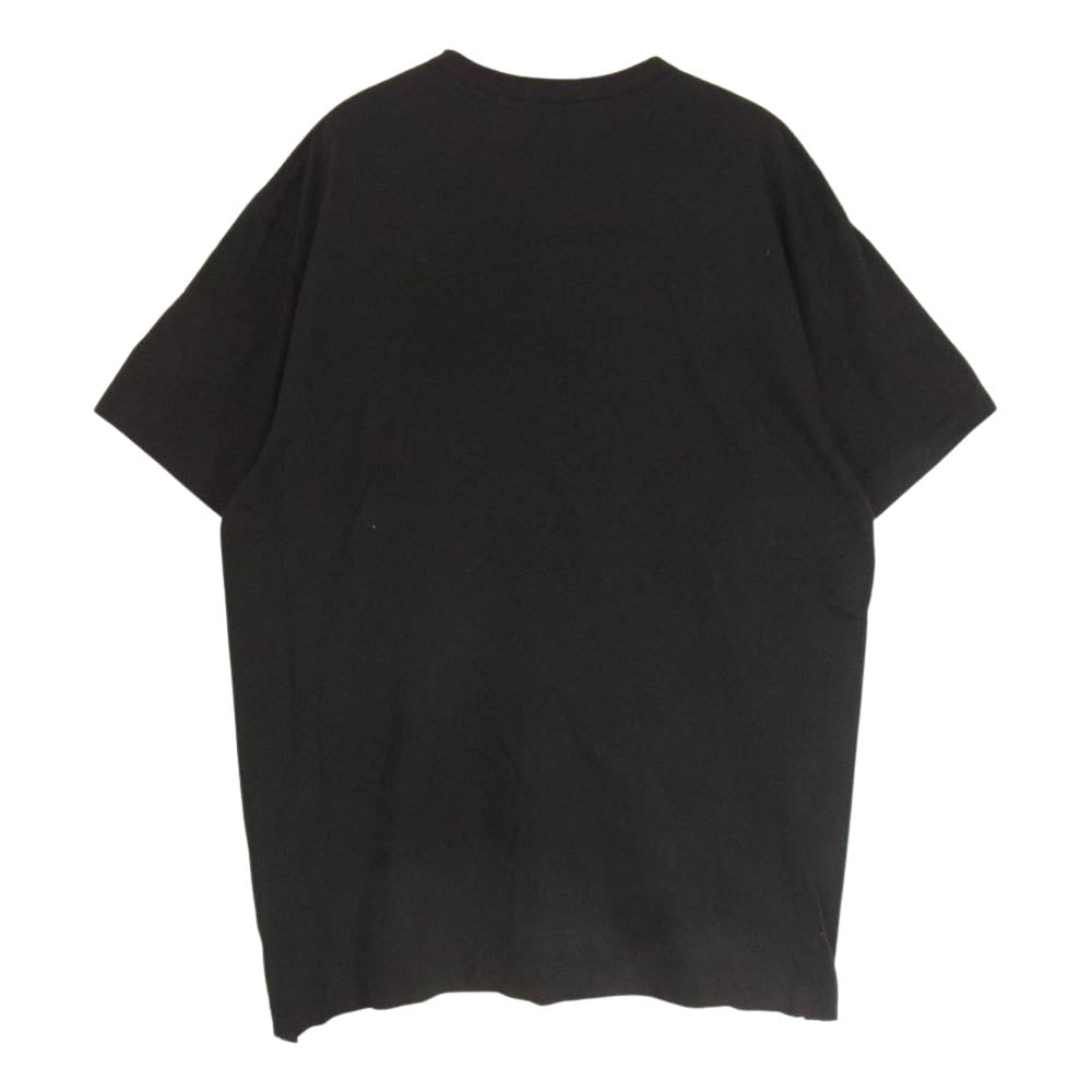 COMME des GARCONS HOMME PLUS コムデギャルソンオムプリュス 21SS PG-T019 サイドジップ 半袖 カットソー Tシャツ ブラック系 XL【中古】