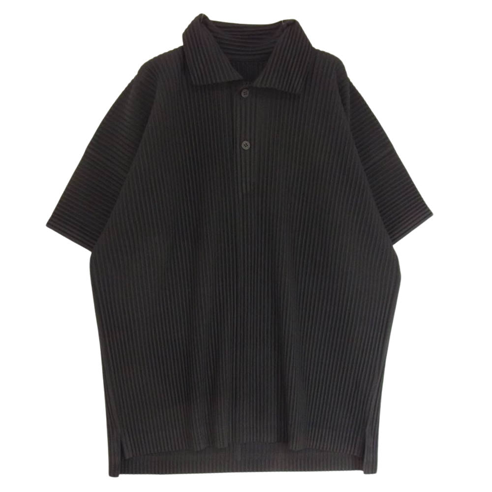 人気商品！！ homme plisse 黒 ポロシャツ 3 issey miyake - 通販