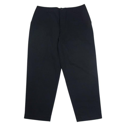 PORTER CLASSIC ポータークラシック Bing Chinos ビング ワイド テーパード チノ パンツ ブラック系 XL【美品】【中古】