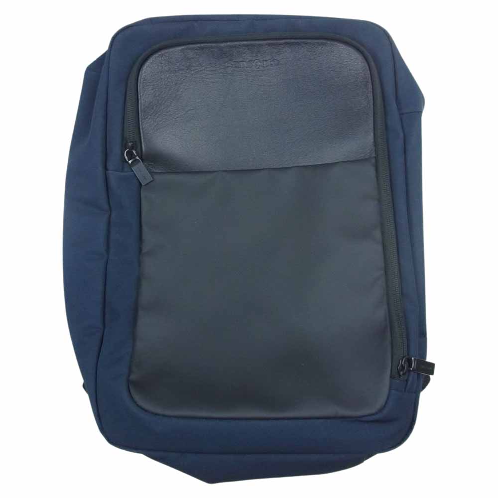 Samsonite サムソナイト ビジネス リュック バックパック ネイビー系【中古】