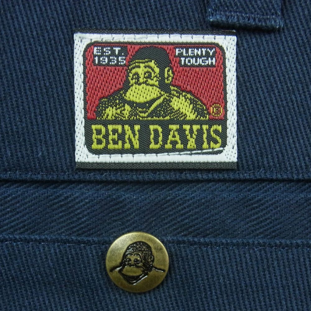 BEN DAVIS ベンデイビス ゴリラ ワーク パンツ ドミニカ共和国製 ネイビー系 29【中古】