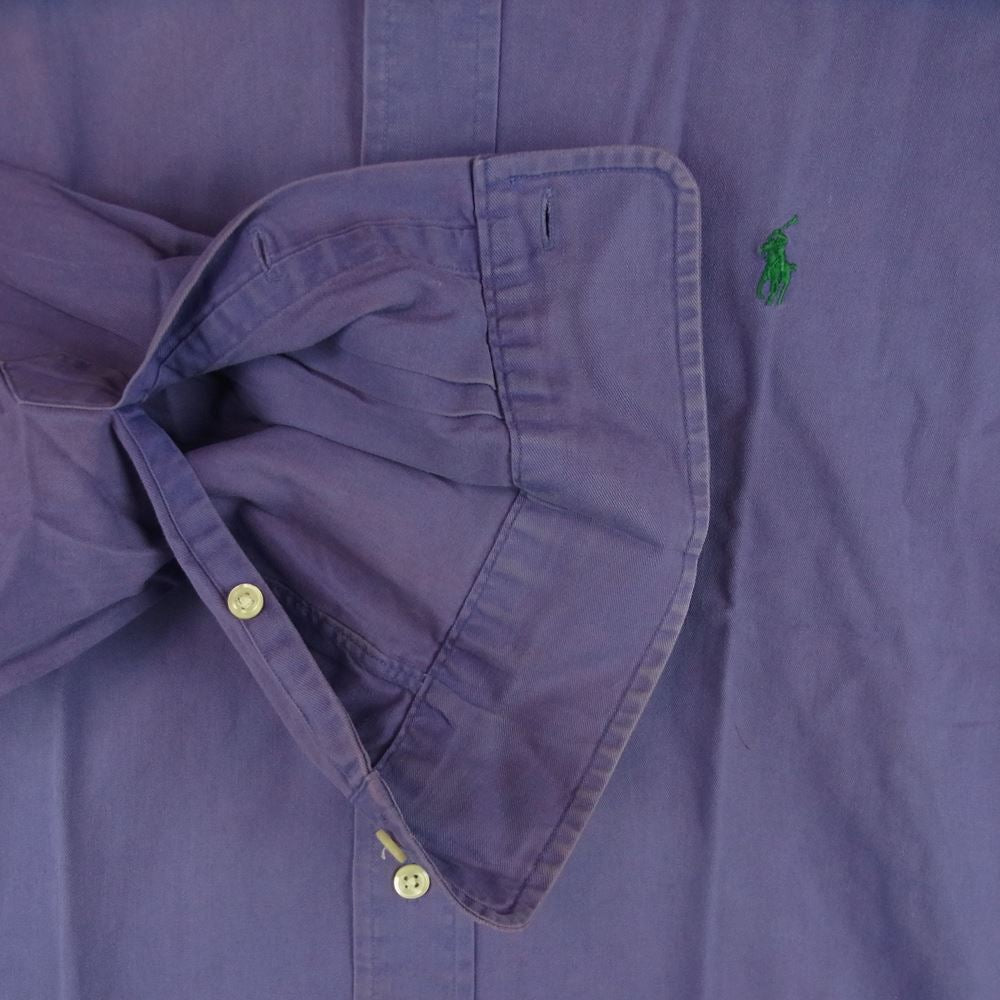 POLO RALPH LAUREN ポロ・ラルフローレン 90s コットン 長袖 ボタン