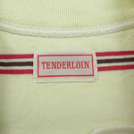 TENDERLOIN テンダーロイン ワッペン付 7分丈 ボーダー フットボール シャツ  イエロー系 L【中古】