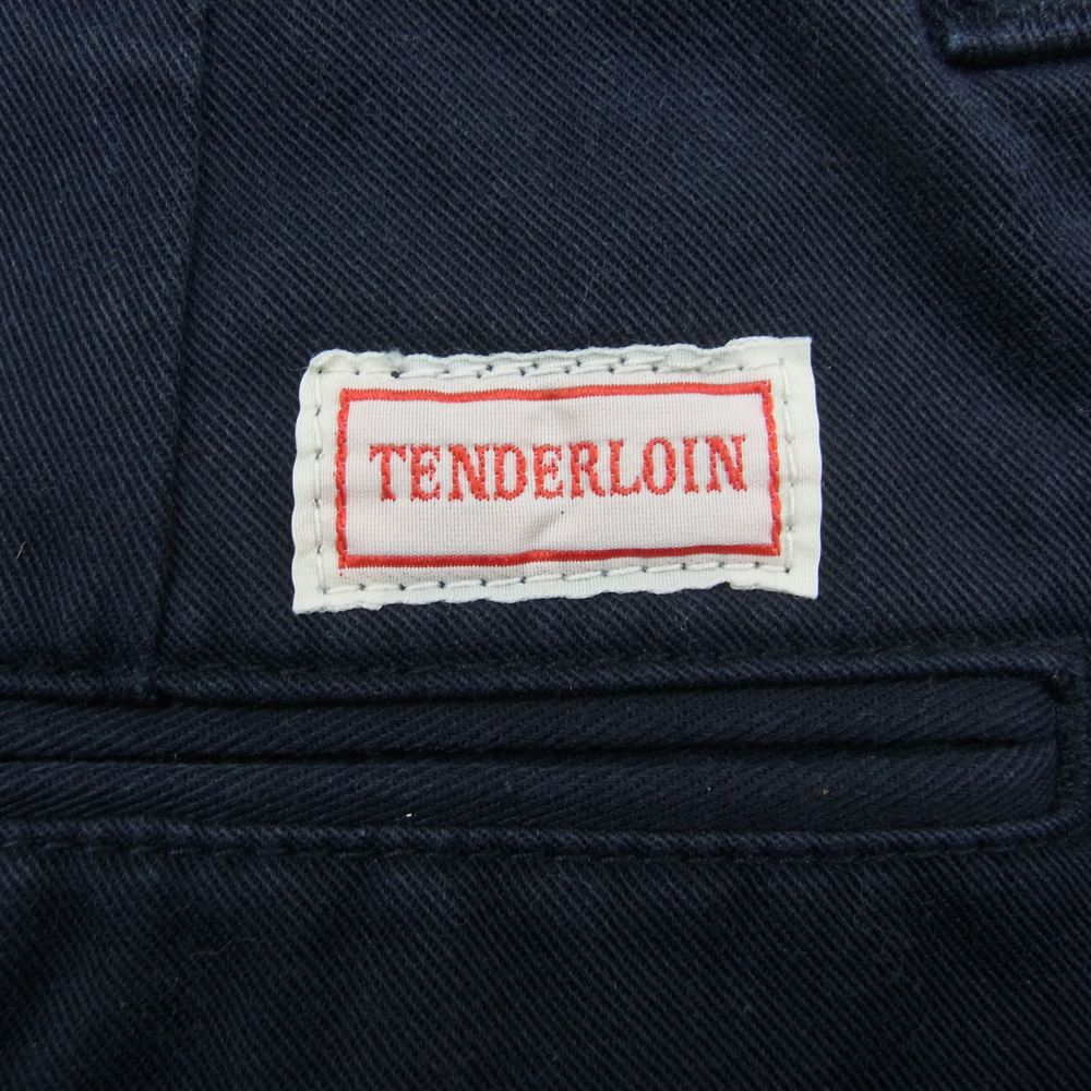 TENDERLOIN テンダーロイン T-20RG DURABLE PRESS コットン ワーク パンツ ネイビー  ネイビー系 L【中古】