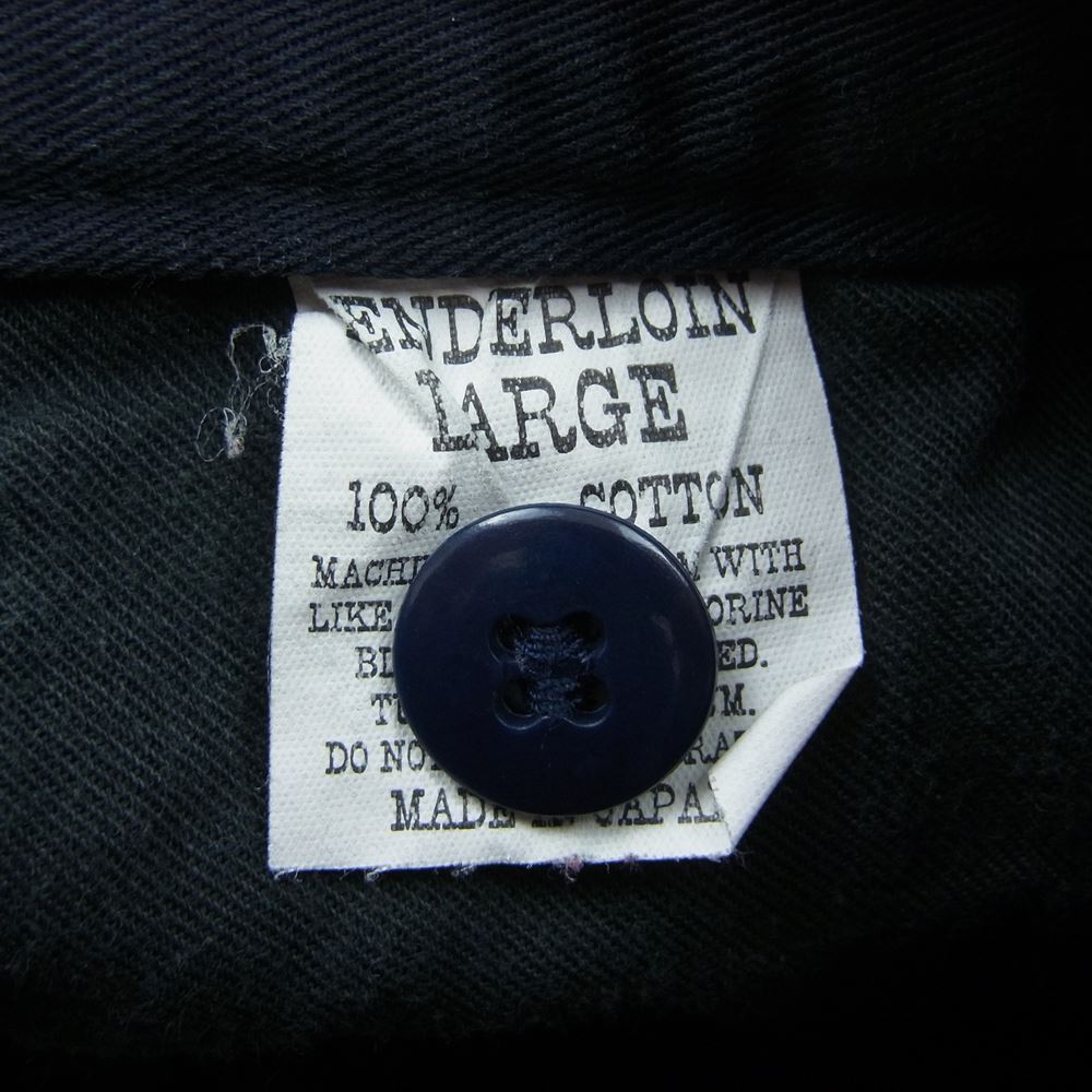 TENDERLOIN テンダーロイン T-20RG DURABLE PRESS コットン ワーク パンツ ネイビー  ネイビー系 L【中古】