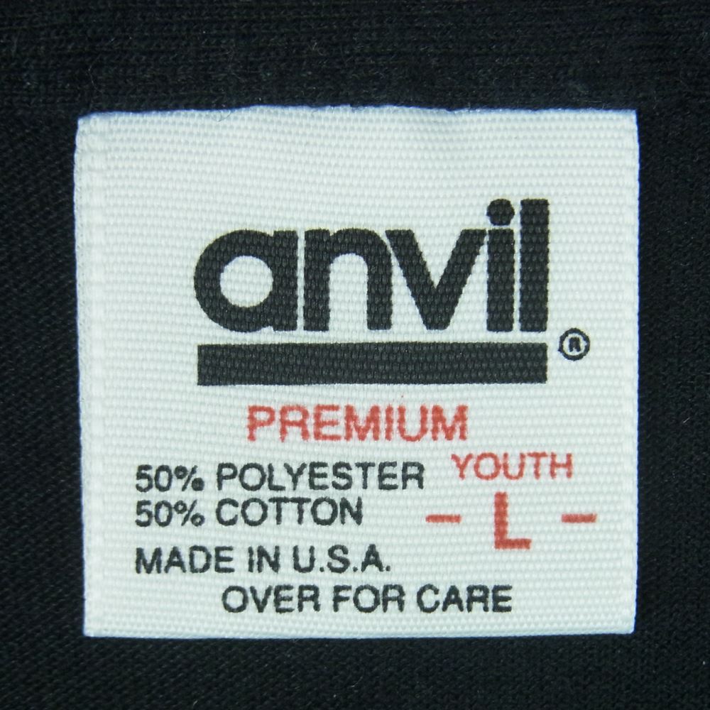 ヴィンテージ 90s anvil 黒バータグ E.T. Universal Studios Florida ユニバーサルスタジオ フロリダ 半袖 Tシャツ ブラック系 YOUTH L【中古】