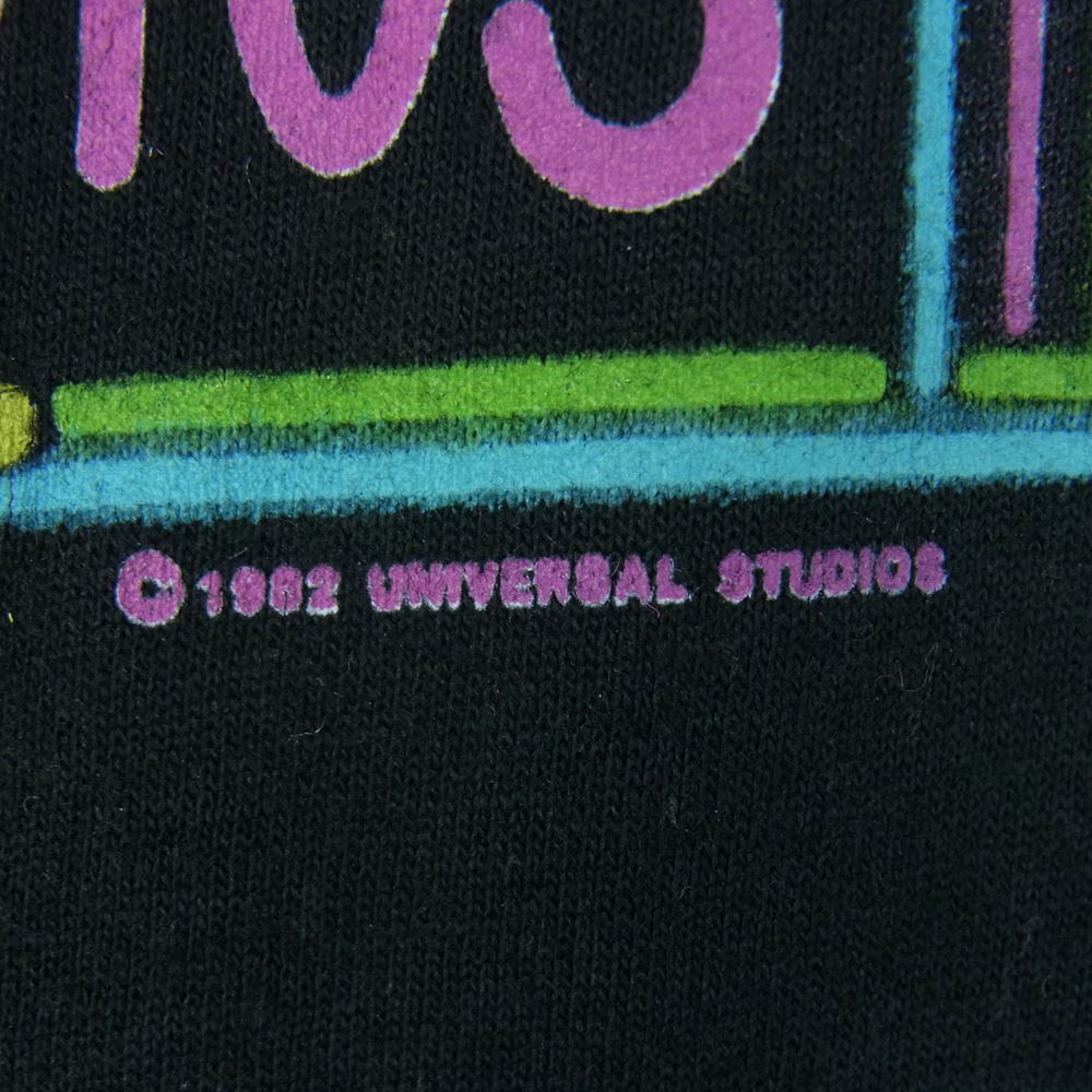 ヴィンテージ 90s anvil 黒バータグ E.T. Universal Studios Florida ユニバーサルスタジオ フロリダ 半袖  Tシャツ ブラック系 YOUTH L【中古】