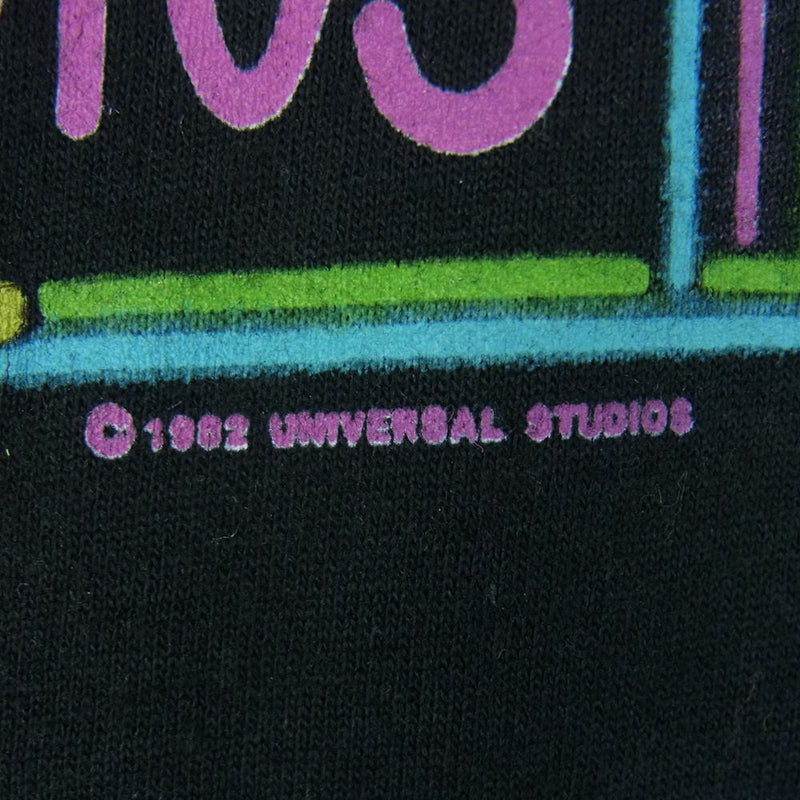 ヴィンテージ 90s anvil 黒バータグ E.T. Universal Studios Florida 