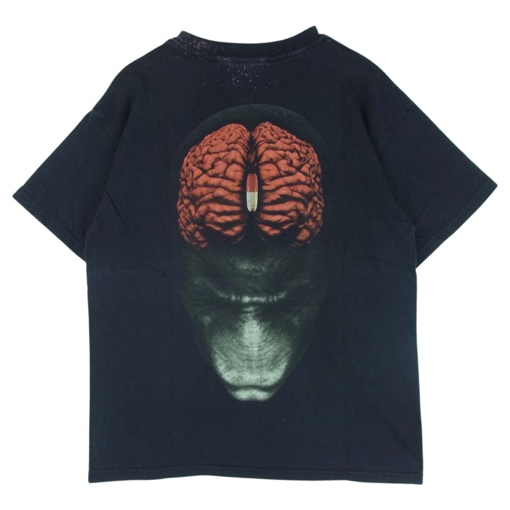 ヴィンテージ 90s giant TOOL 1999 OFFICIAL PROMO PILL CAPSULE LOGO ALIEN BRAIN 半袖 Tシャツ ダークグレー系 S【中古】