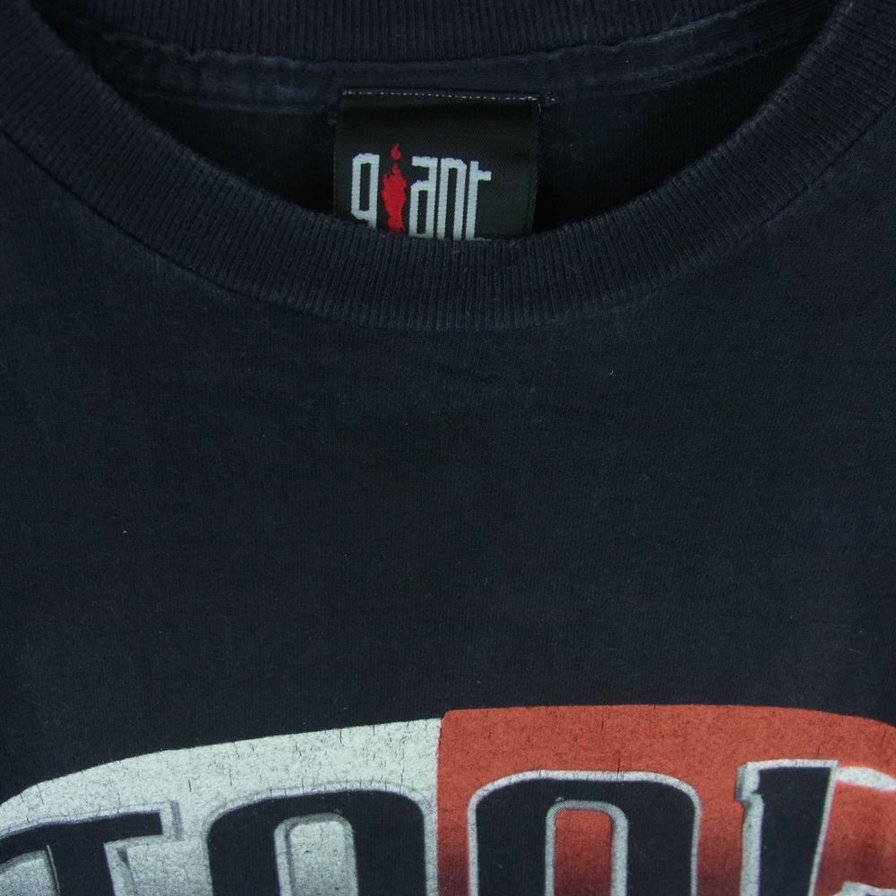 ヴィンテージ 90s giant TOOL 1999 OFFICIAL PROMO PILL CAPSULE LOGO ALIEN BRAIN 半袖 Tシャツ ダークグレー系 S【中古】