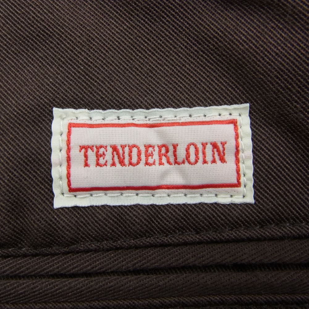 TENDERLOIN テンダーロイン T-20RG DURABLE PRESS コットン ワーク パンツ ブラウン ブラウン系 XL【中古】