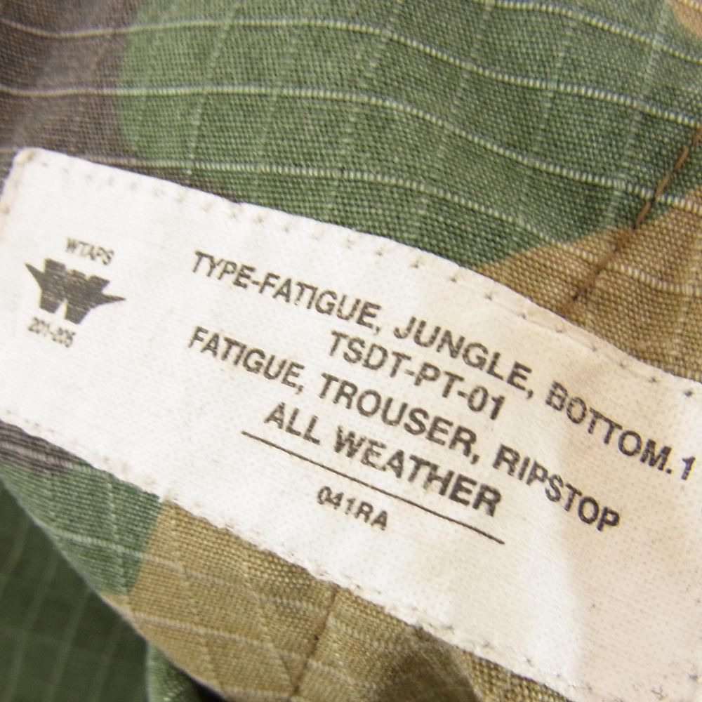 WTAPS ダブルタップス TSDT-PTM01 jungle stock ジャングルストック カーゴ パンツ ブラック系 サイズ表記無【中古】