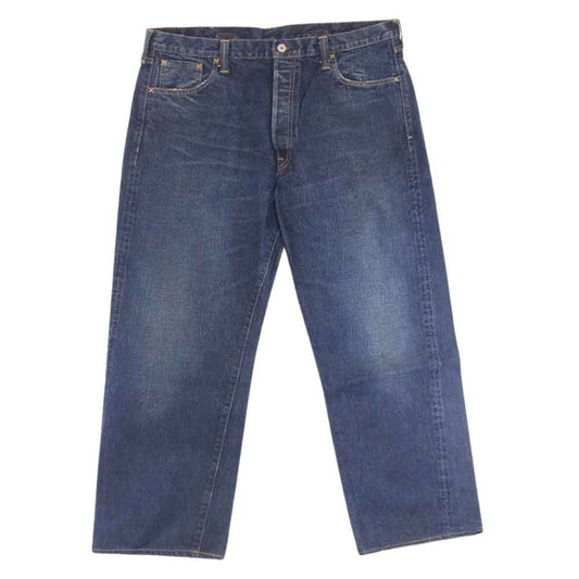 TENDERLOIN テンダーロイン T-RIDERS F シンチバック ボタンフライ デニム パンツ インディゴブルー系 38【中古】