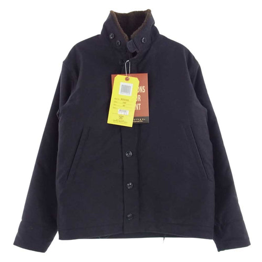 The REAL McCOY'S ザリアルマッコイズ MJ21105  N-1 DECK JACKET デッキ ミリタリー ジャケット ブラック系 40【新古品】【未使用】【中古】