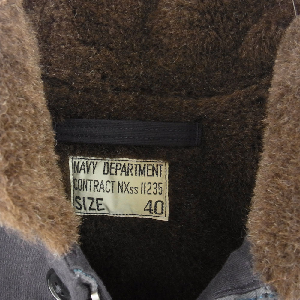 The REAL McCOY'S ザリアルマッコイズ MJ21105  N-1 DECK JACKET デッキ ミリタリー ジャケット ブラック系 40【新古品】【未使用】【中古】