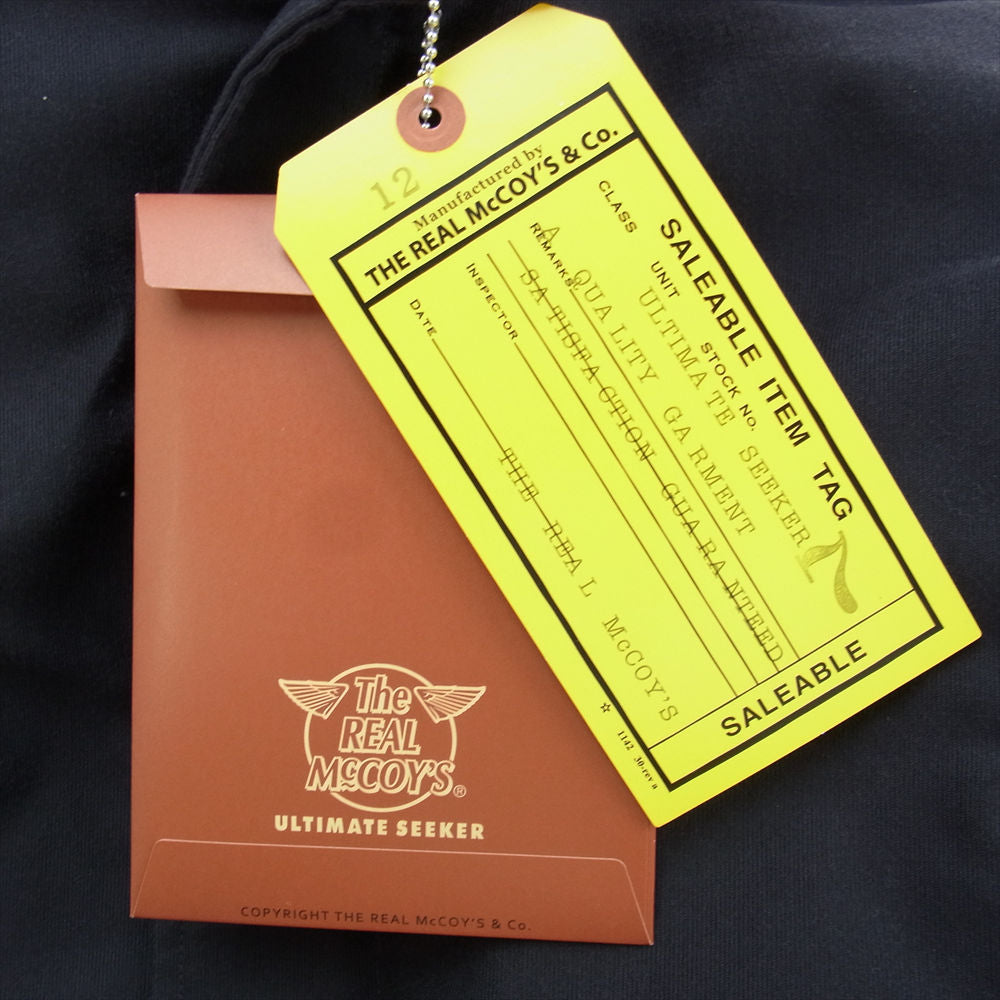 The REAL McCOY'S ザリアルマッコイズ MJ21105  N-1 DECK JACKET デッキ ミリタリー ジャケット ブラック系 40【新古品】【未使用】【中古】