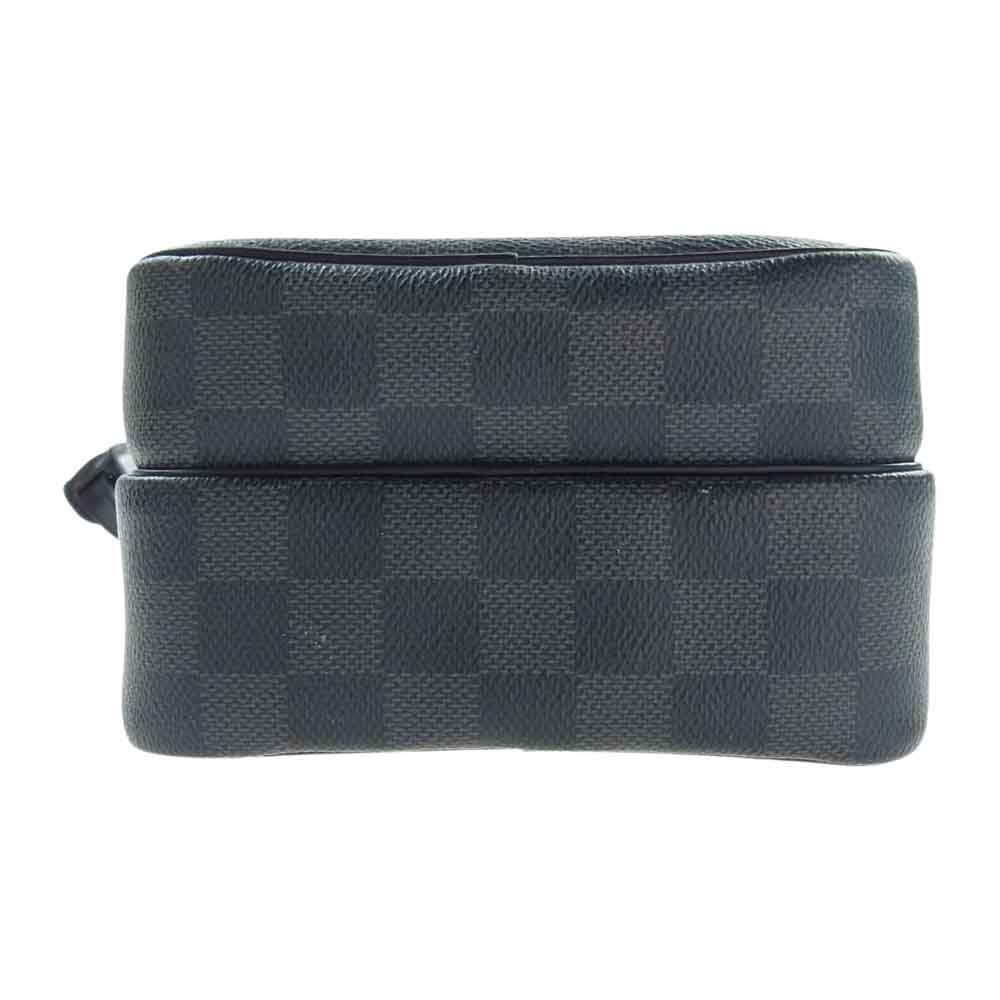 LOUIS VUITTON ルイ・ヴィトン N41446 ダミエ グラフィット レム ショルダー バッグ ブラック系 グレー系【中古】