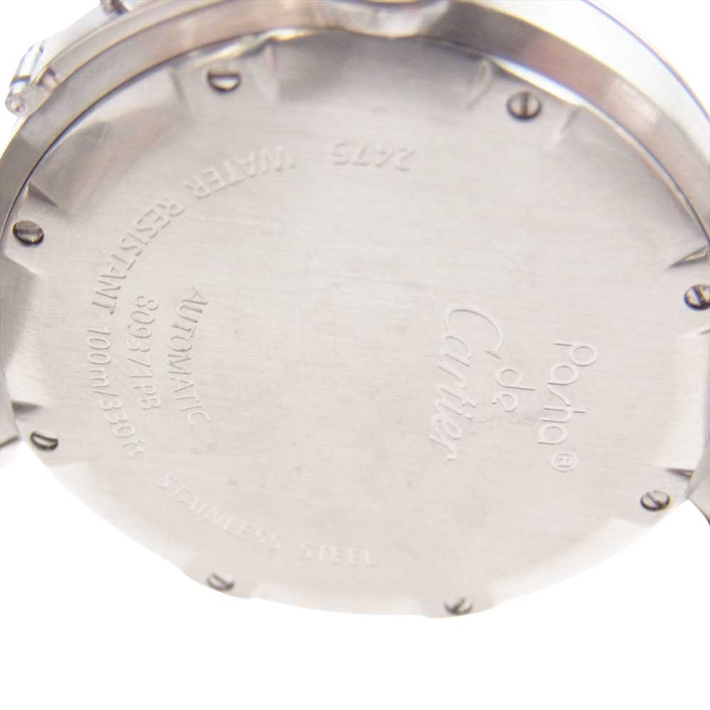 CARTIER カルティエ W31017H3 【新品仕上げ済】パシャ 38mm SS ステンレス オートマチック 自動巻き ウォッチ 腕時計 シルバー系【極上美品】【中古】