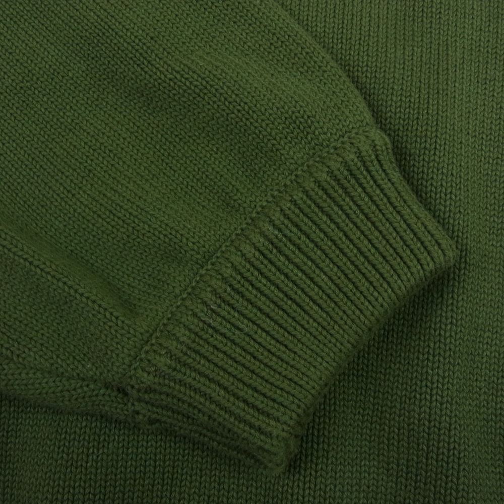 エクストララージ SWEATER ロゴ刺繍 ニット セーター カーキ系 XL【中古】