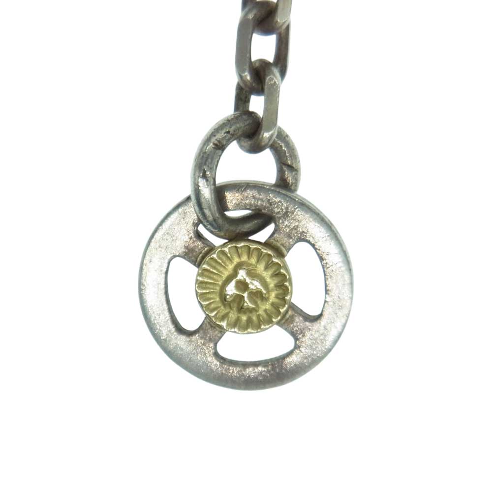 WINGROCK ウィングロック K18 金メタル メディスンホイール フック ネックレス シルバー系 ゴールド系【中古】