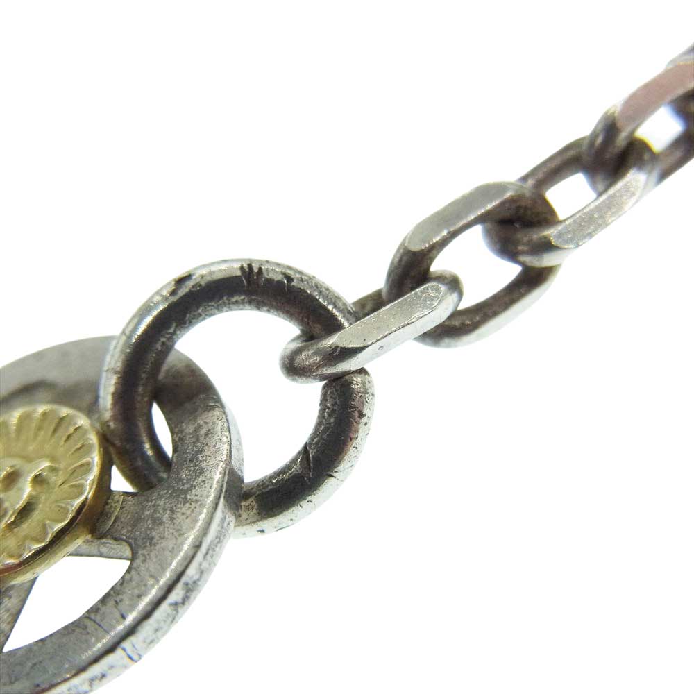 WINGROCK ウィングロック K18 金メタル メディスンホイール フック ネックレス シルバー系 ゴールド系【中古】