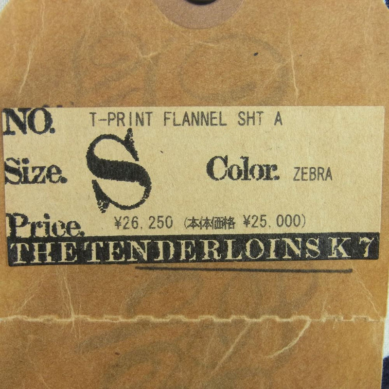 TENDERLOIN FLANNEL SHT /ZEBRA