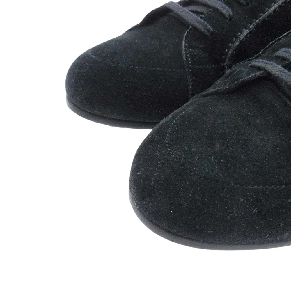 GUCCI グッチ 170566 シェリーライン スエード スニーカー ブラック系 6.5【中古】