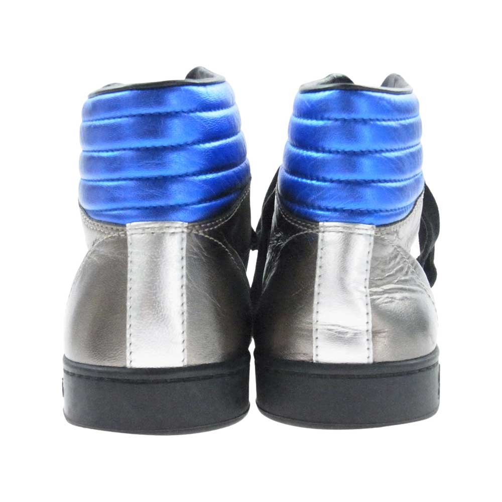 GUCCI グッチ 317081 メタリック ハイカット スニーカー 6.5【中古】