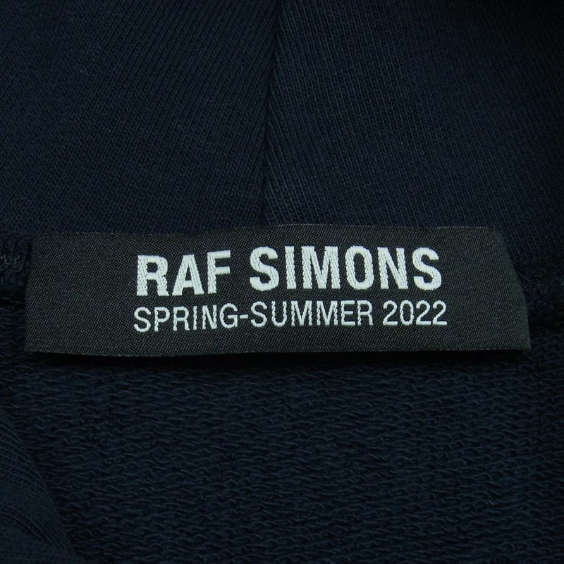 RAF SIMONS 22SS デストロイ オーバーサイズ フーディー パーカー