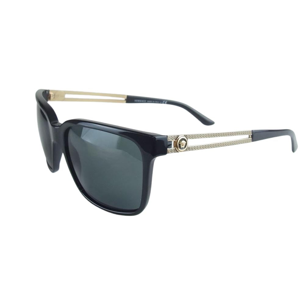 VERSACE ヴェルサーチ MOD 4307-GB メデューサ サングラス アイウェア ブラック系 58□17-145【美品】【中古】