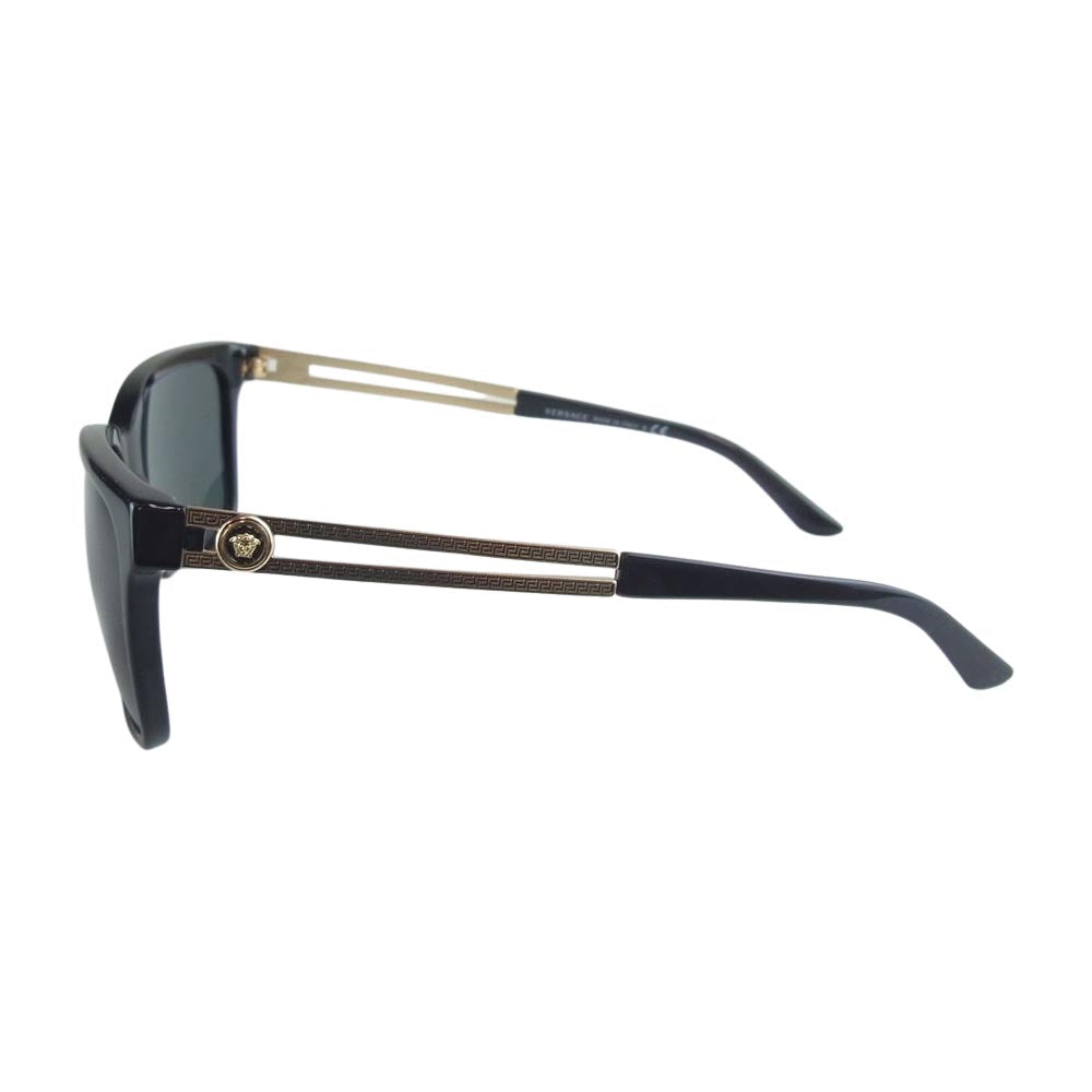 VERSACE ヴェルサーチ MOD 4307-GB メデューサ サングラス アイウェア ブラック系 58□17-145【美品】【中古】