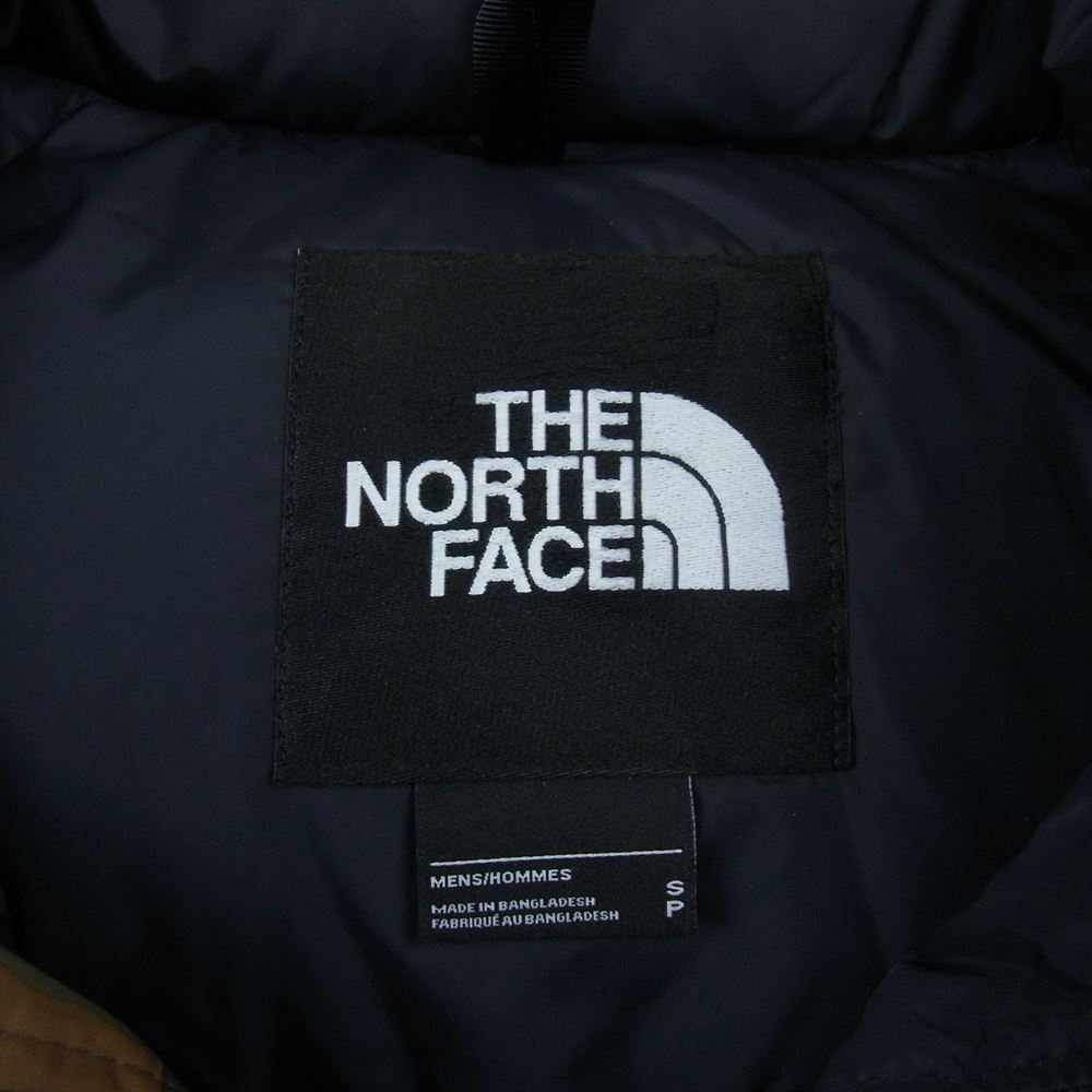 THE NORTH FACE ノースフェイス T93MIY 1996 Seasonal Nuptse 700 FILL POWER ヌプシ ダウン ベスト 迷彩 カモフラ カーキ系 S【中古】