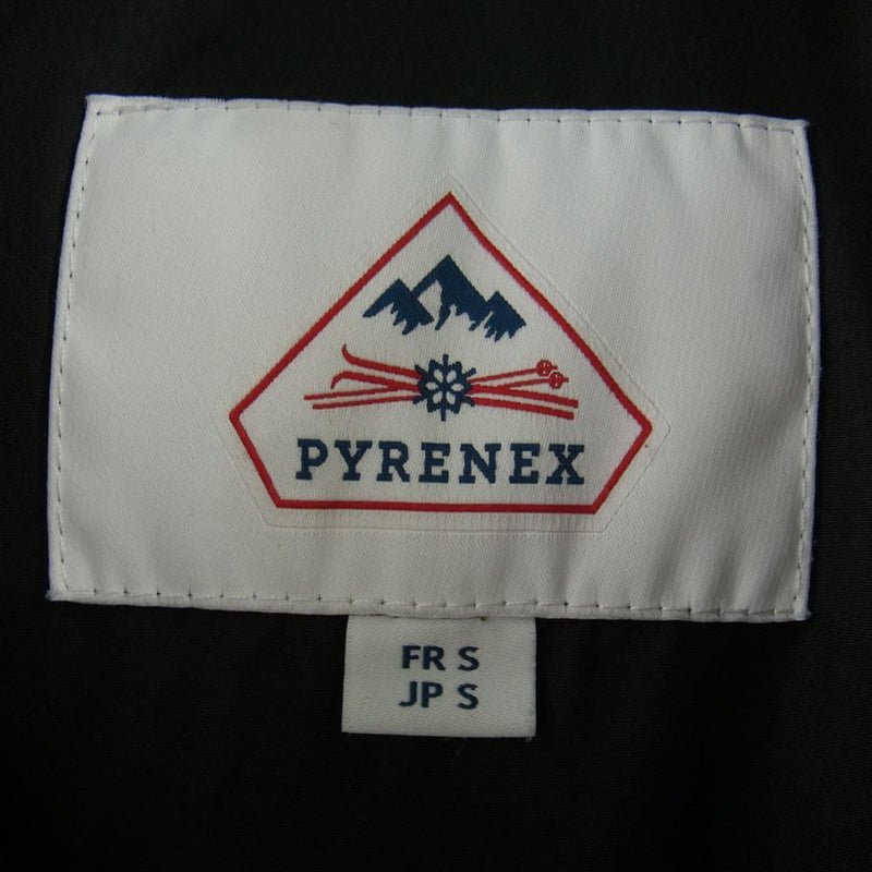 Pyrenex ピレネックス HMO072  × EDIFICE エディフィス 別注 BLOW ダウン ジャケット コート  ブラック系 S【中古】