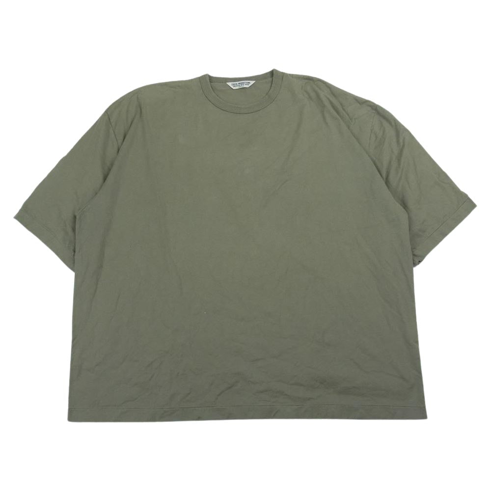 COOTIE クーティー オーバーサイズ クルーネック 半袖 Tシャツ カーキ系 M【中古】